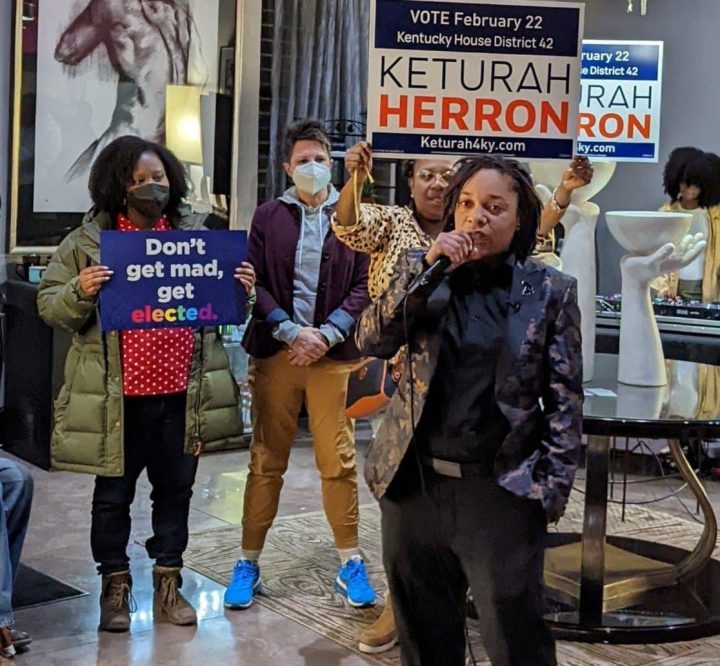 JLUSA leader Keturah Herron calls on Democrats to prioritize the Black community ahead of 2024