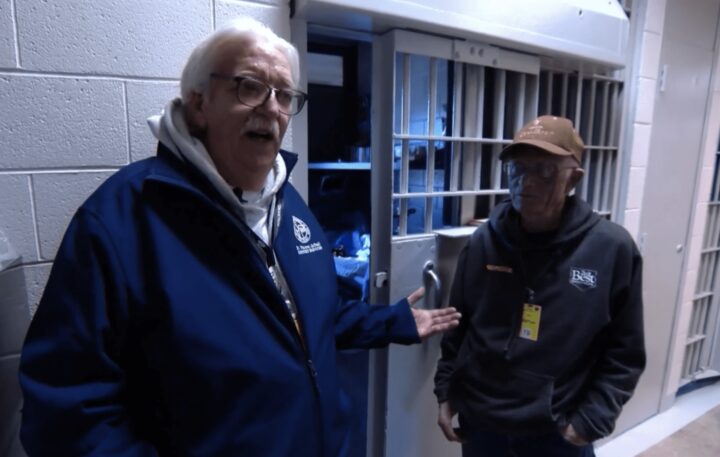 Mark Renick helps deliver Christmas cookies to incarcerated people in Idaho